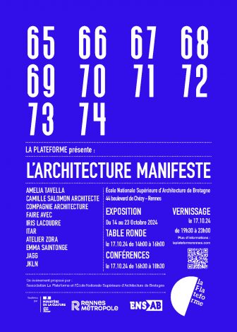 Affiche A3 - MANIFESTE 2024 - FOND COULEUR